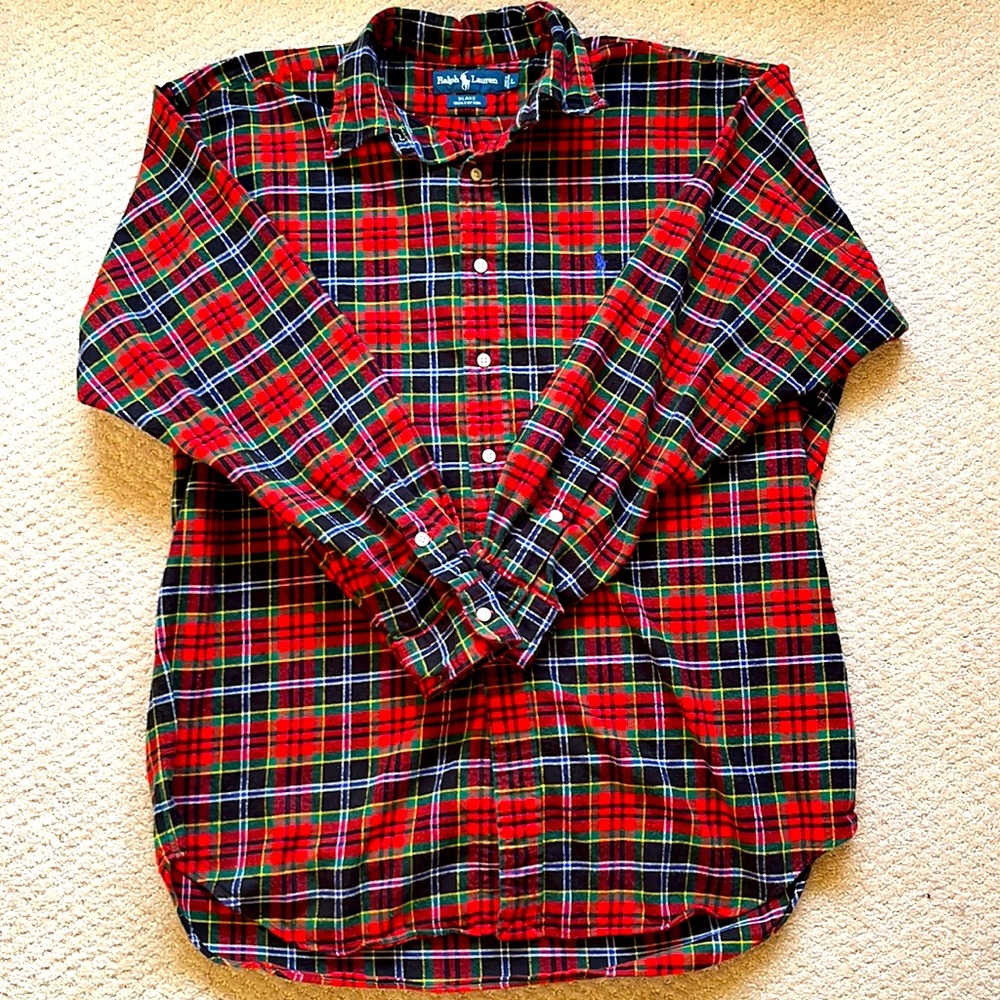 RALPH LAUREN BLAKE MENS BUTTON DOWN SIZE LARGE